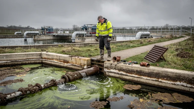 Lagunage sans décantation encrassé en 4 mois, image réaliste des coûts et du colmatage prématuré