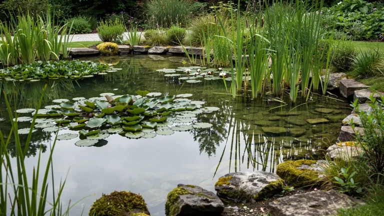 J'ai branché mon bassin sur un récupérateur d'eau de pluie tout un été