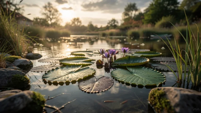 Nénuphars rustiques et tropicaux en pleine floraison sous le climat tempéré de la Marne